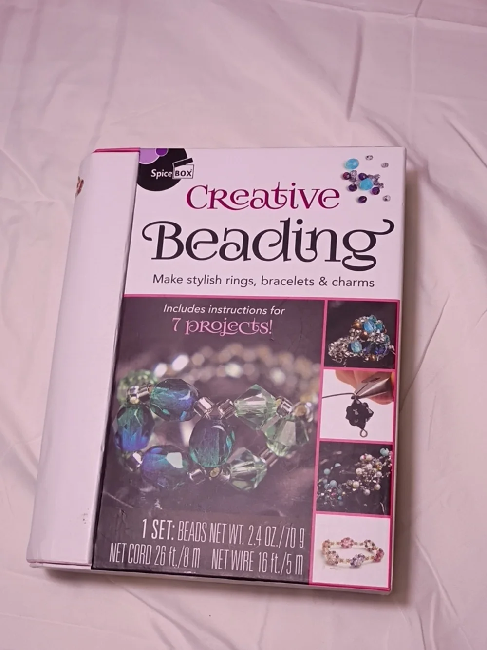 Creative Beading Kit - Pink - Picture 1 of 5